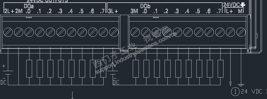 ST40模块DO端子上的2M,3M是什么作用？需要接么