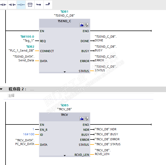 ET200PRO与PC端TCP通信