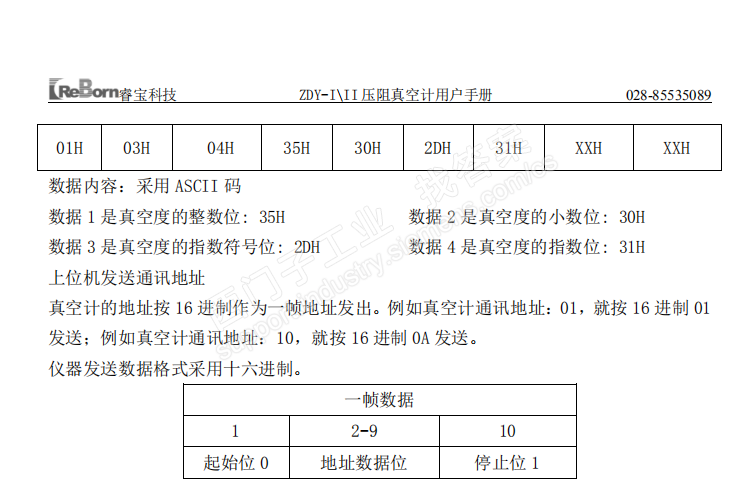 PLC200与真空变送器通讯问题