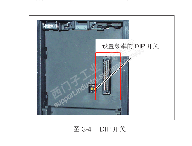 设置频率的DIP开关边上长长的插口名称是什么