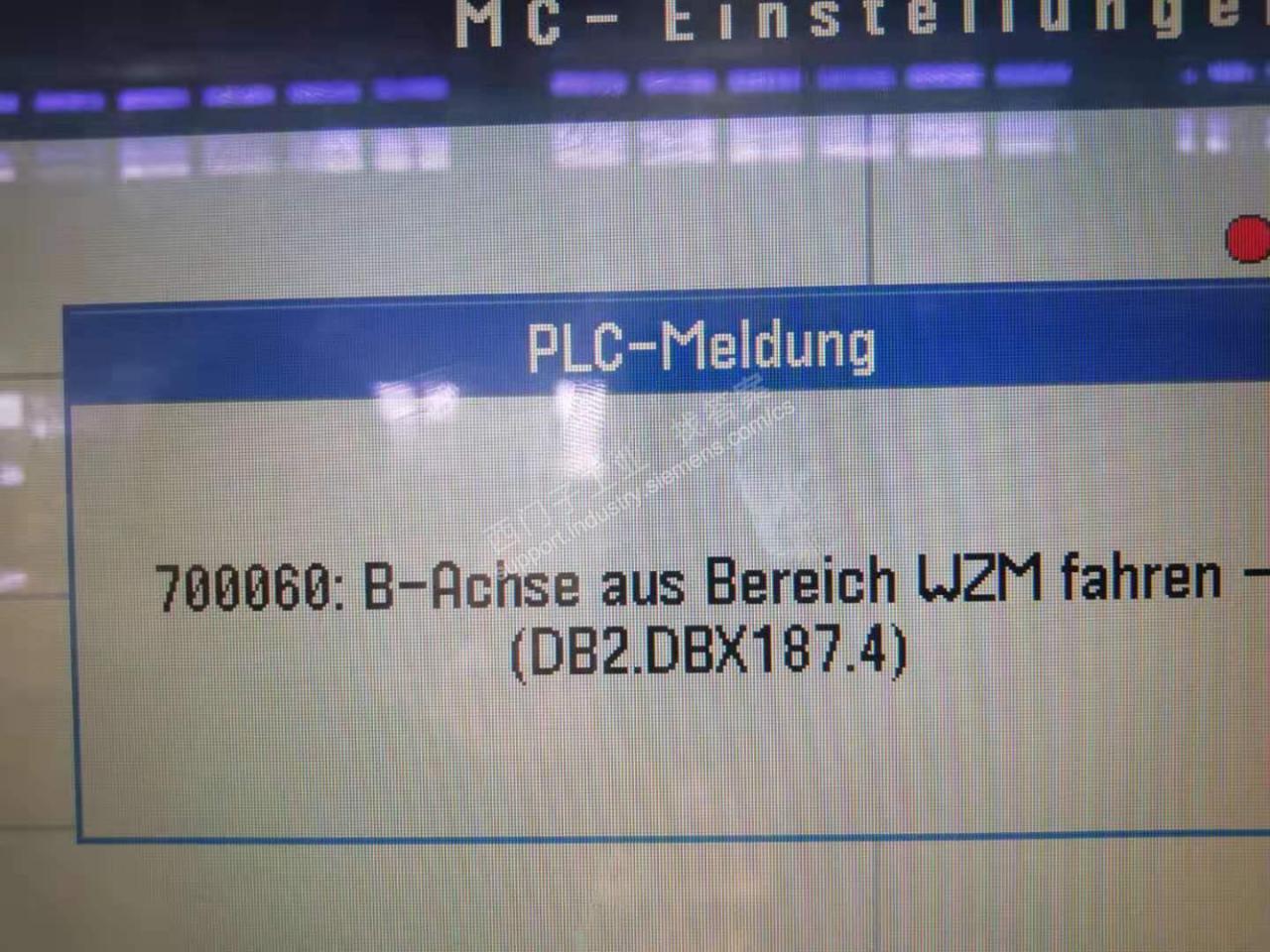 西门子840d系统机床700060报警解决方案