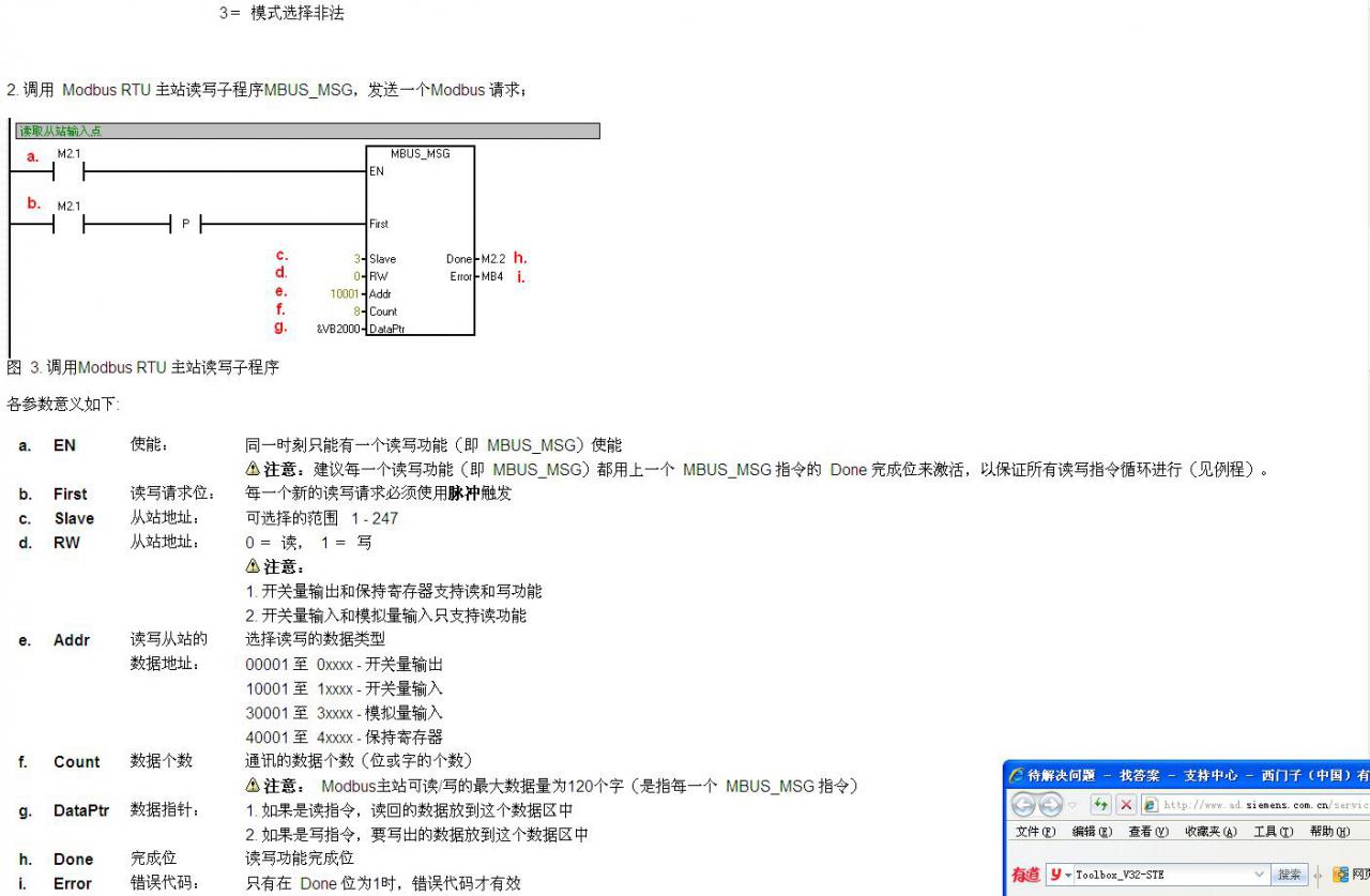 modbus通讯读写数据