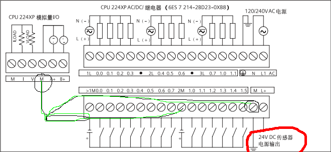 关于S7-200PLC本体提供的24V电源问题