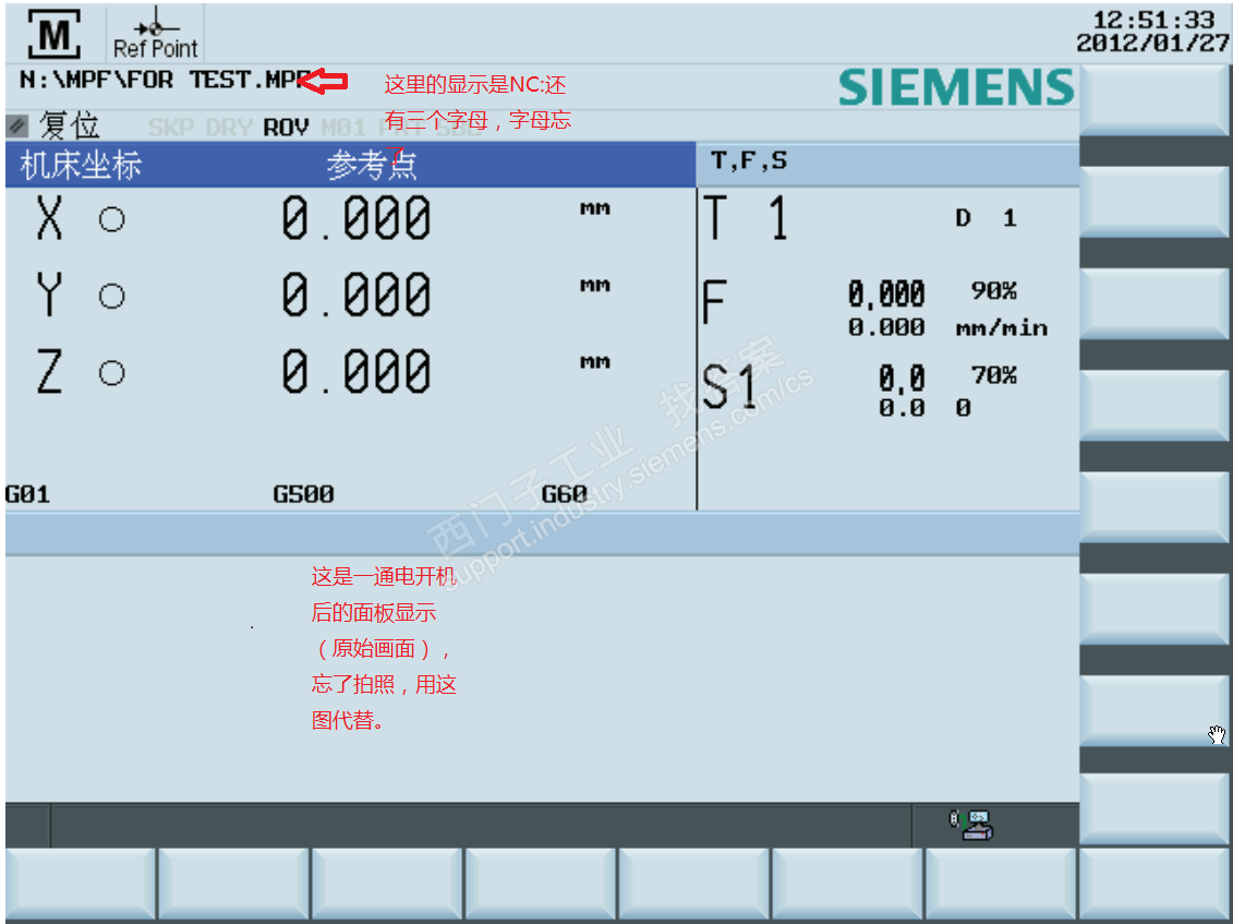 808D不能回原点求助