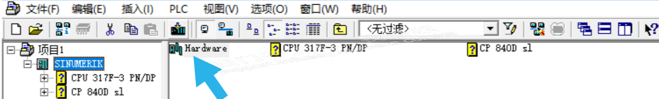 在step 7软件里，错误地点击了下载图标