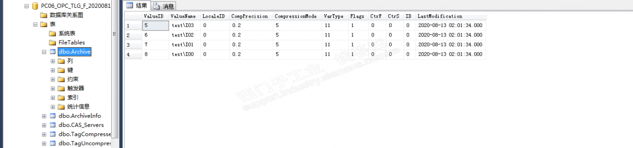 有没有什么办法可以直接读取wincc在sql server中的归档数据？