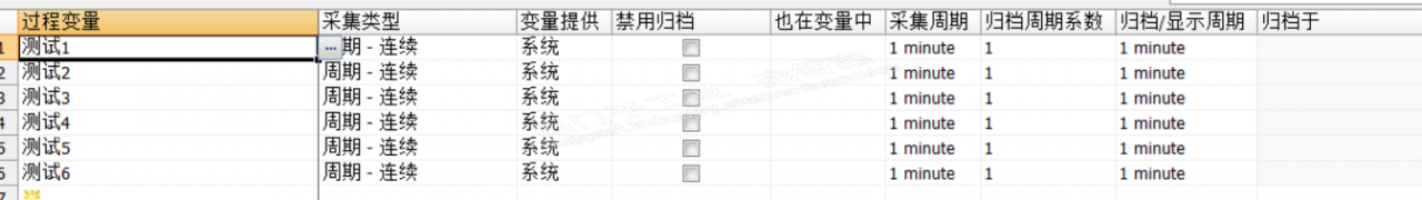 wincc使用在线表格做简易报表的问题