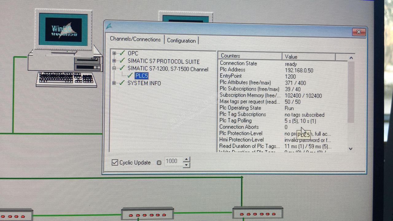 wincc7.4与1200连接问题