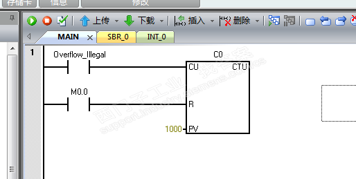 S7-200smart  字节右移指令