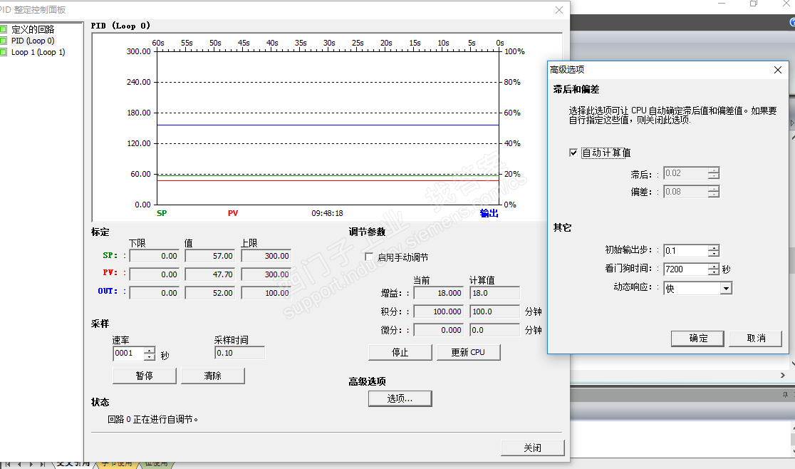 S7-200 SMART PID整定问题