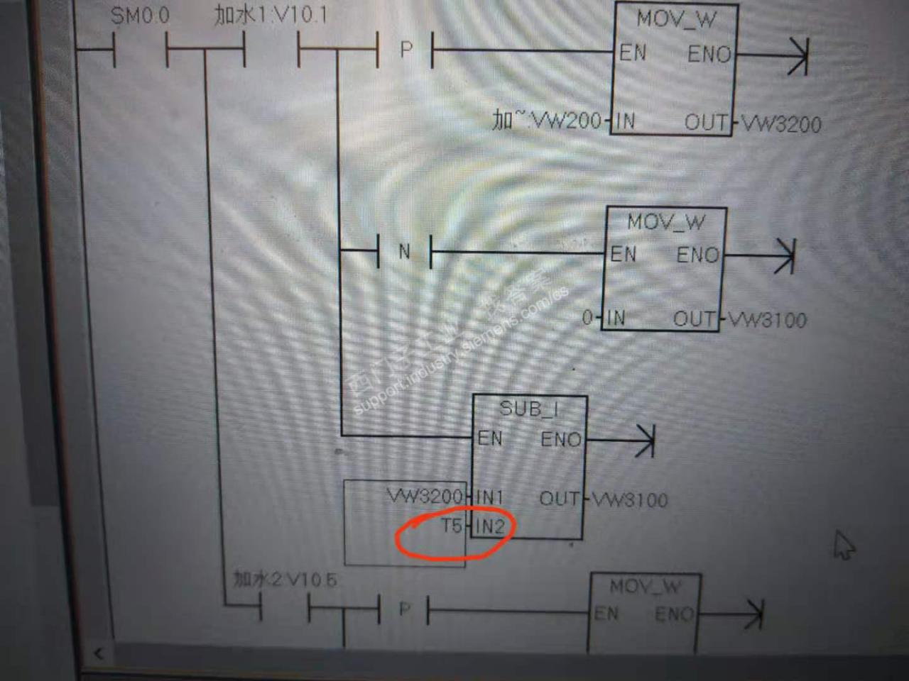 这个T5是不是定时器T5的累积值？是一直在增加的？