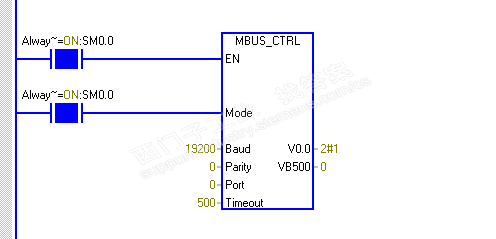 smart modbus rtu 读数据，报错3,通讯超时，找不到从站