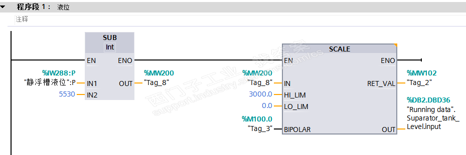 模拟量读取0-20mA,传感器4-20mA