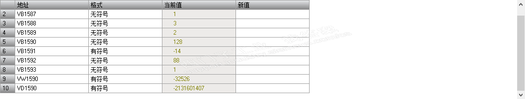 用modbus模块读取单片机无法显示负数的问题