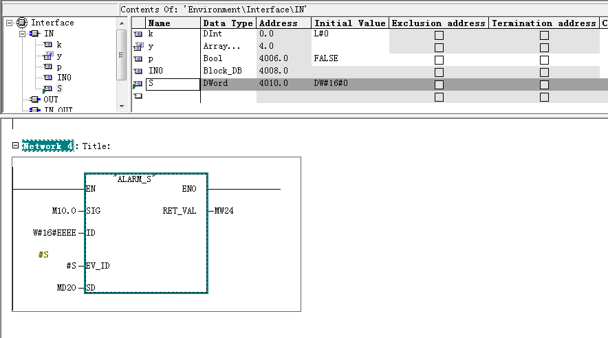 S7-300/400 ALARM_S  在STEP7 和TIA PORTAL 不同配置