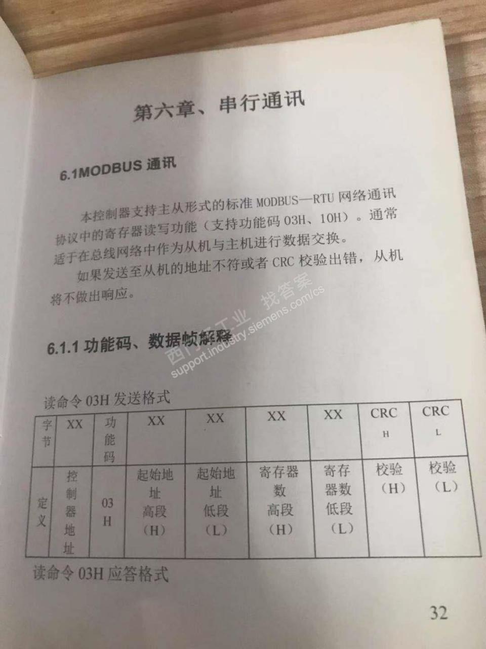 200smart与称重仪表modbus通信问题救助