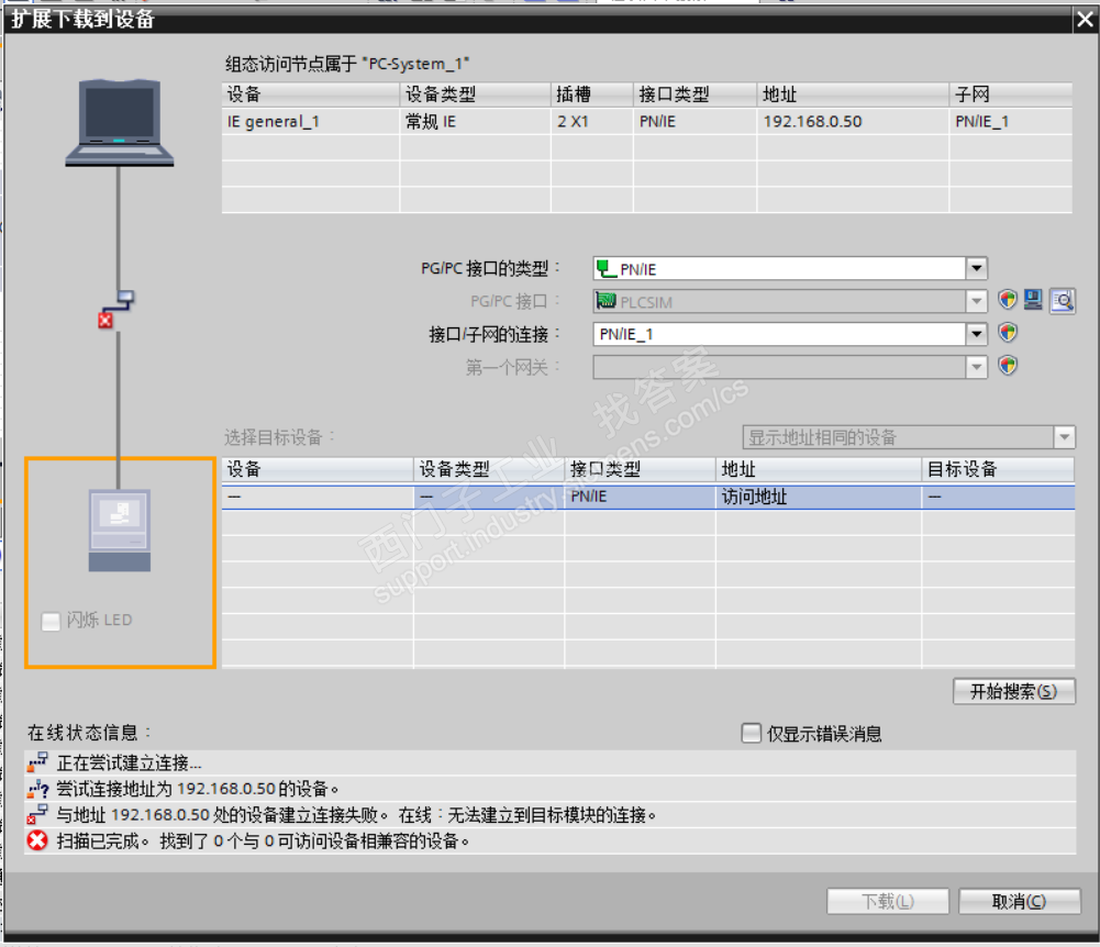 能通过PLCSim建立博途V15.1与OPC SCOUT V10之间的OPC连接吗？