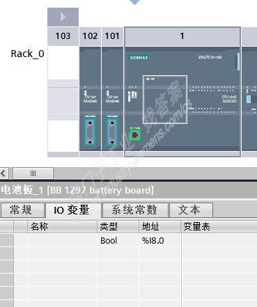 CPU1214新建项目，CPU里已经设定了IO地址，但是为什么会在变量表里多了一个地址？