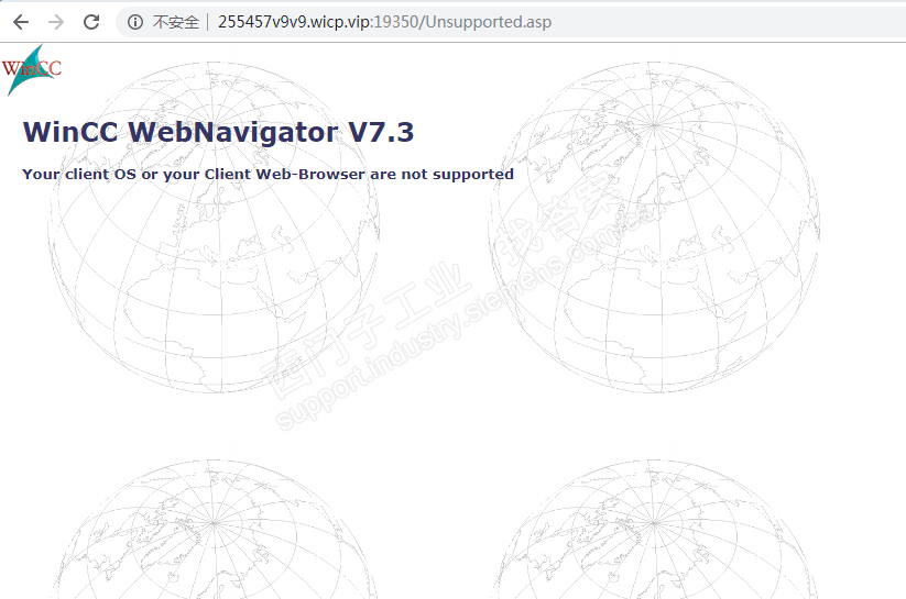 wincc WebNavigator 在客户端浏览器不能访问