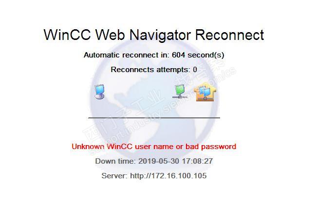 wincc web浏览器设置的网址是不是服务器网址