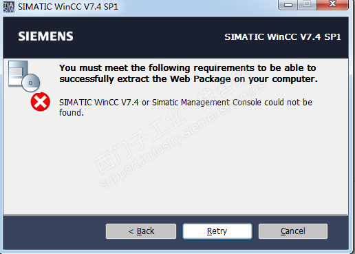 WINCC V7.4 SP1安装问题