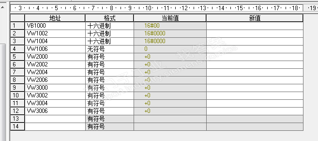 200plc中modbus数据读取