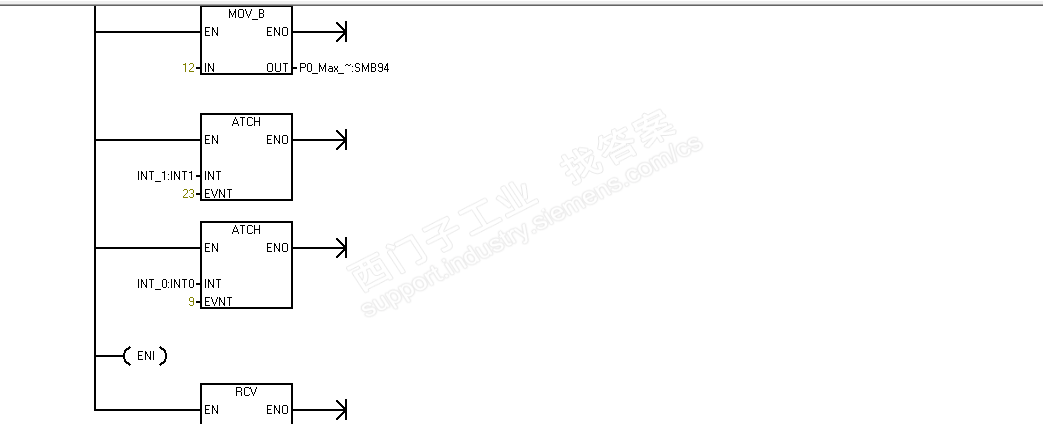 s7200自由口通讯只能接收3个字符，附上程序截图