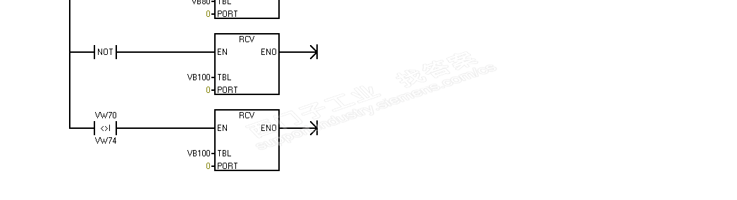 s7200自由口通讯只能接收3个字符，附上程序截图