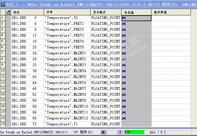 WINCC面板上读取不到数据值