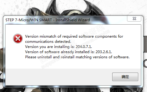STEP 7 MicroWIN SMART V2.4安装不了