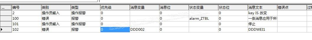 关于开关量报警记录的问题