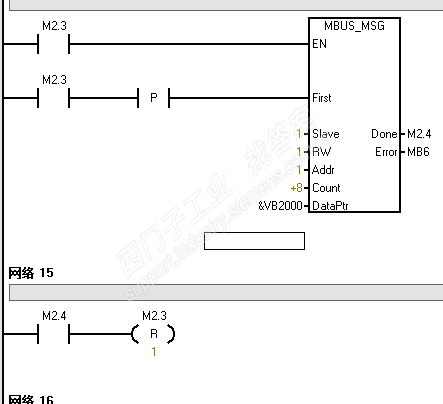 S7-200 224XP采用MODBUS协议与智能电表通讯问题