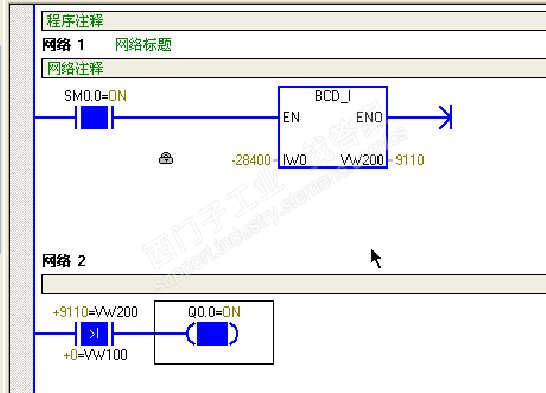 S7-200CN跟我学81讲-BCD码与整数的转换应用举例，视频中有个地方不解