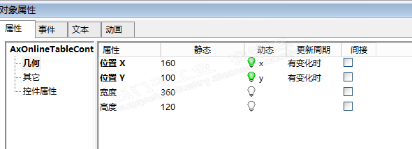 wincc7.4过程量趋势图和表格控件没法固定