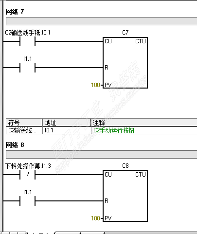 S7-200运行时，输入点在无任何操作的情况下自己瞬间通断一次,请问是什么原因造成的??