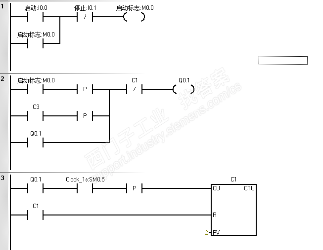 求指教如何实现plc200的CTU计数器循环程序