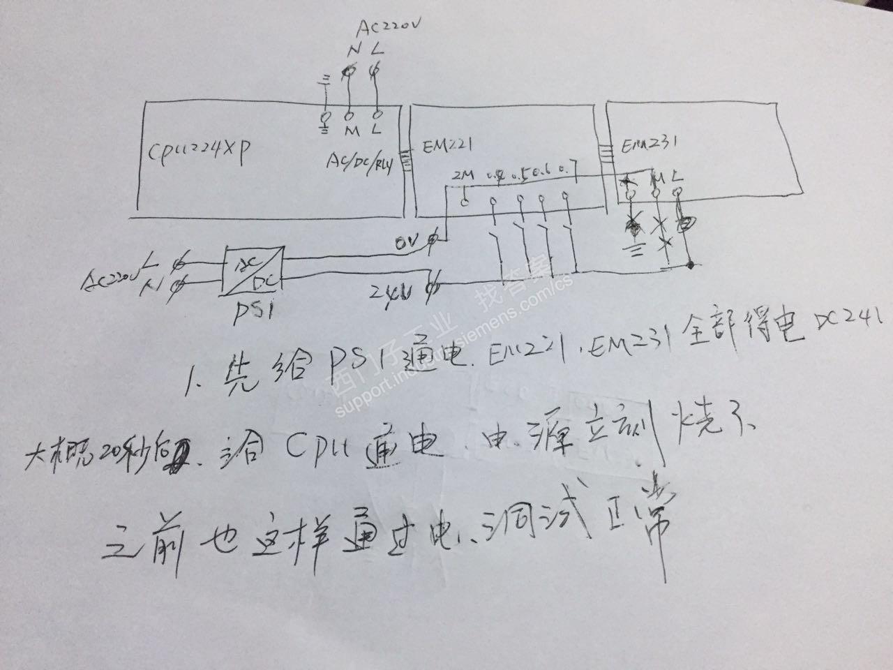 CPU224XP 连续烧了5个，搞不懂了，求救