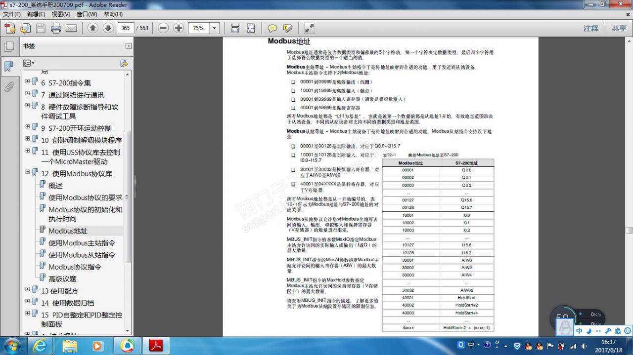 s7-226 与斯菲尔电压表modbus rtu