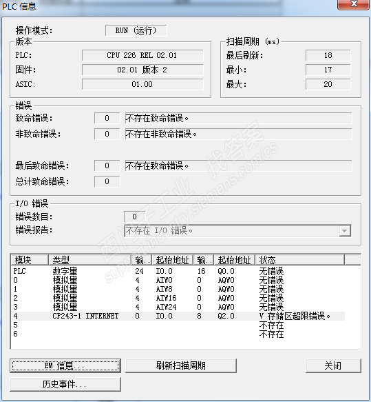 CP243-1 配置完通讯不上