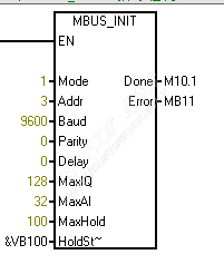 关于s7-200的modbus通讯从机接收主机信息的问题。